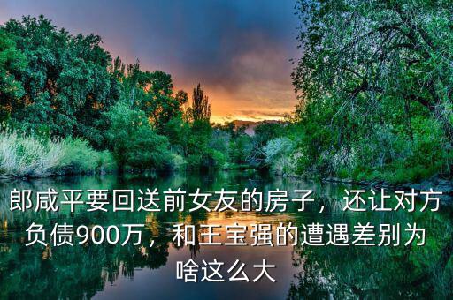 郎咸平要回送前女友的房子，還讓對(duì)方負(fù)債900萬(wàn)，和王寶強(qiáng)的遭遇差別為啥這么大