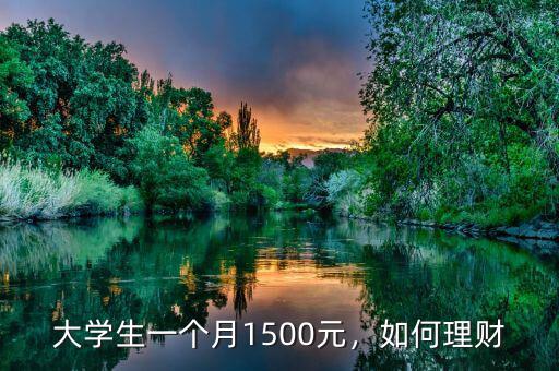 大學(xué)生一個(gè)月1500元，如何理財(cái)