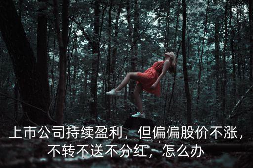上市公司持續(xù)盈利，但偏偏股價不漲，不轉不送不分紅，怎么辦