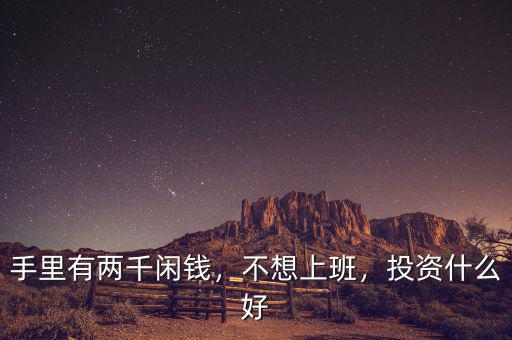 手里有兩千閑錢，不想上班，投資什么好