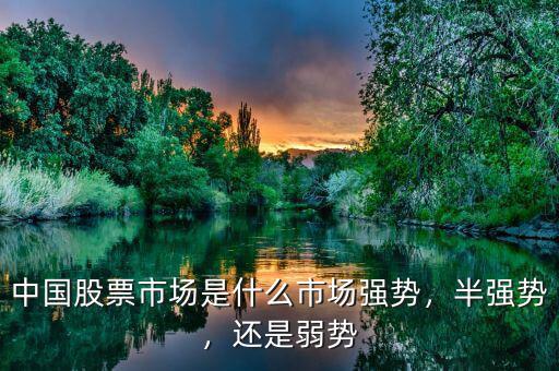 中國股票市場是什么市場強(qiáng)勢，半強(qiáng)勢，還是弱勢