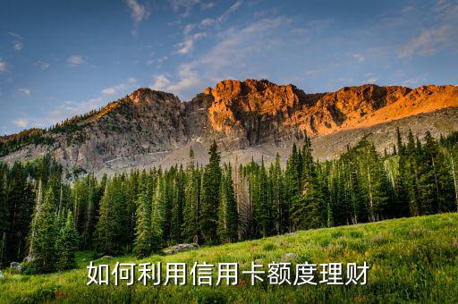 怎么用信用卡理財(cái),如何用信用卡理財(cái)