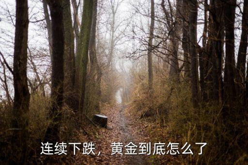 連續(xù)下跌，黃金到底怎么了