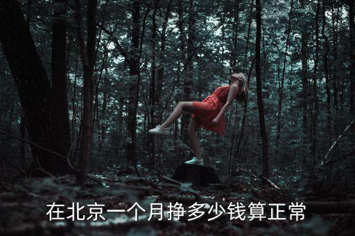 北京一月拿多少錢(qián)算可以,新手一月能拿八九千嗎