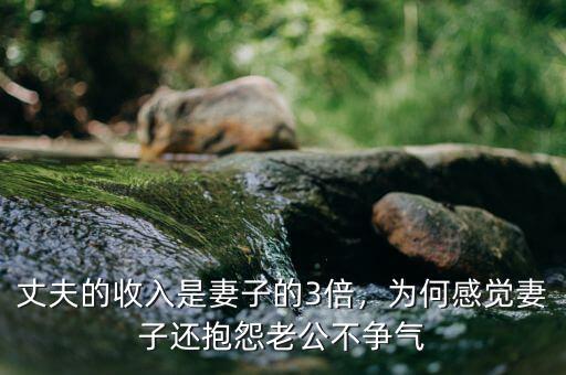 丈夫的收入是妻子的3倍，為何感覺(jué)妻子還抱怨老公不爭(zhēng)氣