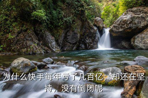 為什么快手每年虧了幾百億，卻還在堅(jiān)持，沒有倒閉呢
