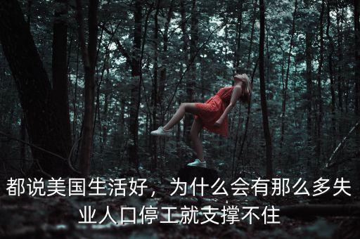 都說美國(guó)生活好，為什么會(huì)有那么多失業(yè)人口停工就支撐不住