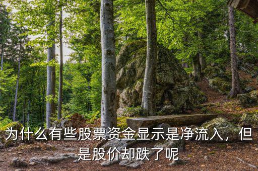 為什么有些股票資金顯示是凈流入，但是股價卻跌了呢