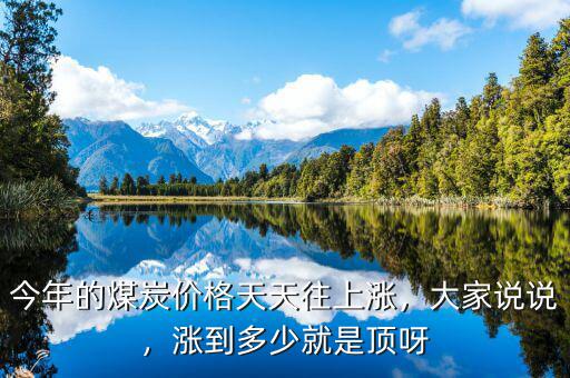 今年的煤炭價(jià)格天天往上漲，大家說說，漲到多少就是頂呀