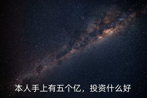 本人手上有五個(gè)億，投資什么好
