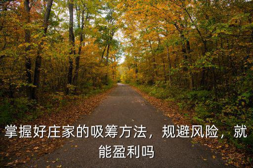 掌握好莊家的吸籌方法，規(guī)避風(fēng)險(xiǎn)，就能盈利嗎