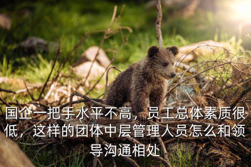 國企一把手水平不高，員工總體素質(zhì)很低，這樣的團(tuán)體中層管理人員怎么和領(lǐng)導(dǎo)溝通相處