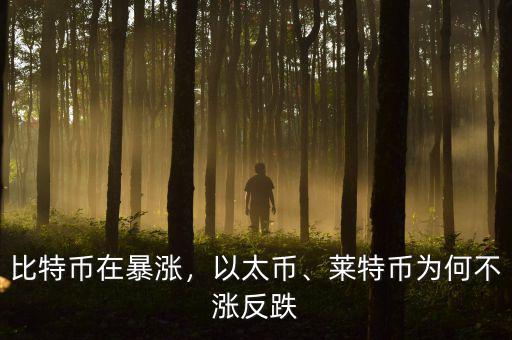 比特幣在暴漲，以太幣、萊特幣為何不漲反跌
