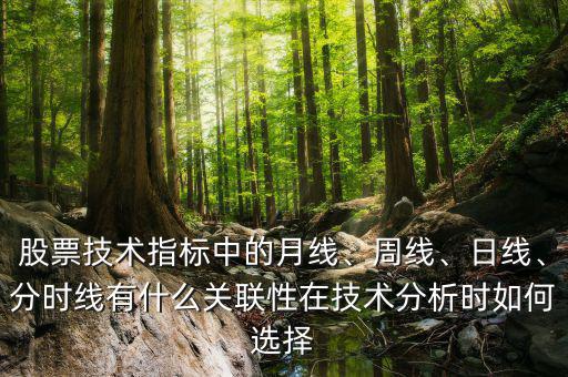 股票技術(shù)指標(biāo)中的月線、周線、日線、分時(shí)線有什么關(guān)聯(lián)性在技術(shù)分析時(shí)如何選擇
