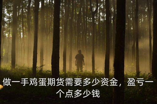 做一手雞蛋期貨需要多少資金，盈虧一個(gè)點(diǎn)多少錢