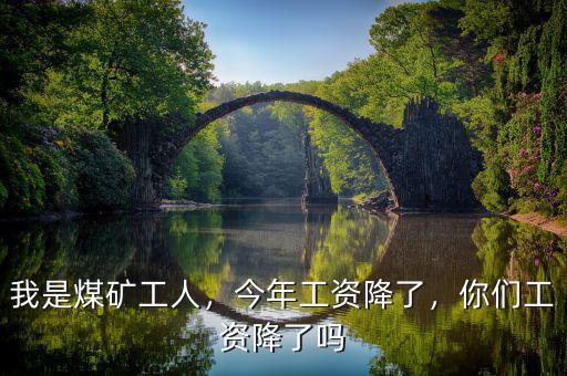 我是煤礦工人，今年工資降了，你們工資降了嗎