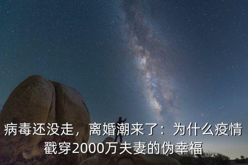 病毒還沒(méi)走，離婚潮來(lái)了：為什么疫情戳穿2000萬(wàn)夫妻的偽幸福