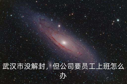 武漢市沒解封，但公司要員工上班怎么辦