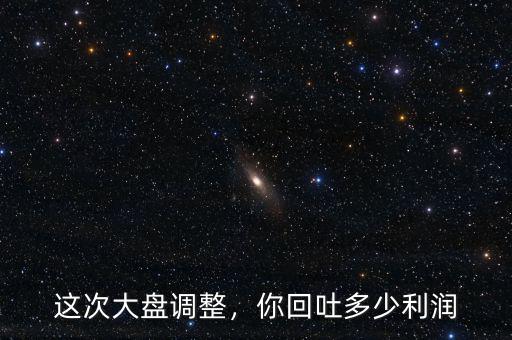 這次大盤(pán)調(diào)整，你回吐多少利潤(rùn)