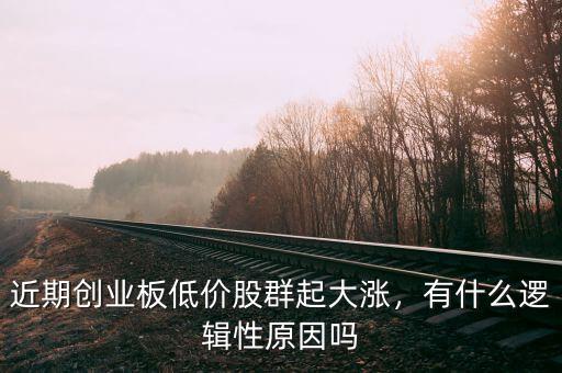 近期創(chuàng)業(yè)板低價(jià)股群起大漲，有什么邏輯性原因嗎