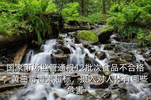 國(guó)家市場(chǎng)監(jiān)管通報(bào)12批次食品不合格，黃曲霉毒素超標(biāo)，攝入對(duì)人體有哪些危害