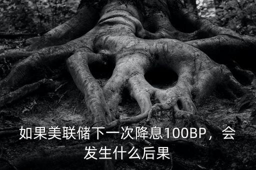 如果美聯(lián)儲下一次降息100BP，會發(fā)生什么后果