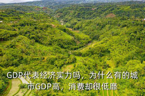 GDP代表經(jīng)濟(jì)實(shí)力嗎，為什么有的城市GDP高，消費(fèi)卻很低靡