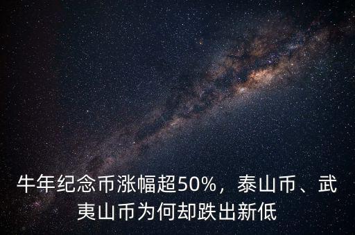 牛年紀(jì)念幣漲幅超50%，泰山幣、武夷山幣為何卻跌出新低