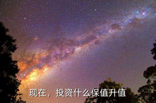 現(xiàn)在，投資什么保值升值