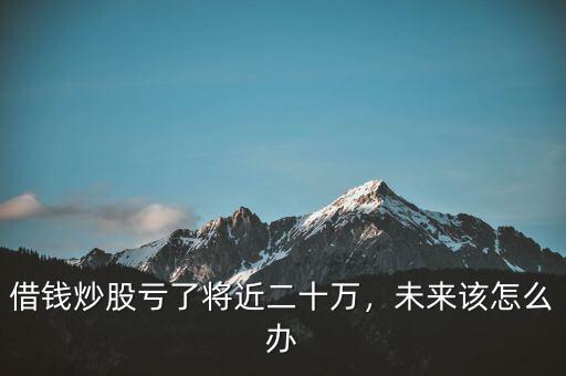 借錢炒股虧了將近二十萬(wàn)，未來(lái)該怎么辦