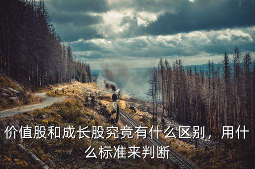 價值股和成長股究竟有什么區(qū)別，用什么標準來判斷