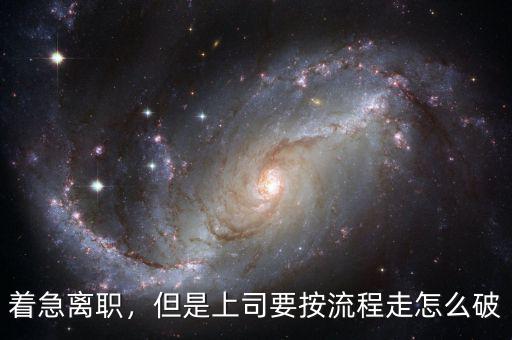 投奔怎么破,但是上司要按流程走。怎么破