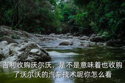 吉利收購沃爾沃，是不是意味著也收購了沃爾沃的汽車技術(shù)呢你怎么看