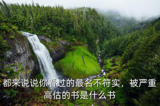 嚴(yán)重高估是什么意思,被嚴(yán)重高估的書(shū)是什么書(shū)
