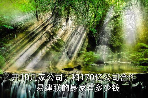 開10幾家公司，和170億公司合作，易建聯(lián)的身家有多少錢