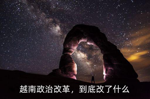 越南政治改革，到底改了什么