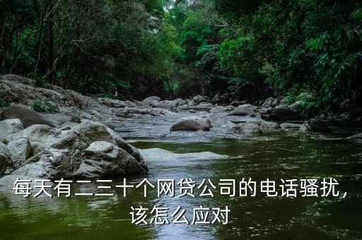每天有二三十個網(wǎng)貸公司的電話騷擾，該怎么應(yīng)對