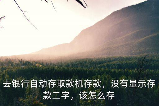 一萬五存款機(jī)怎么顯示,沒有顯示存款二字