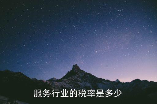 服務(wù)行業(yè)交什么稅，租賃服務(wù)業(yè)要交哪些稅