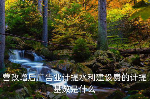 營改增后廣告業(yè)計(jì)提水利建設(shè)費(fèi)的計(jì)提基數(shù)是什么