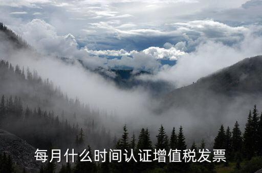 月底認(rèn)證什么發(fā)票，每月什么時(shí)間認(rèn)證增值稅發(fā)票