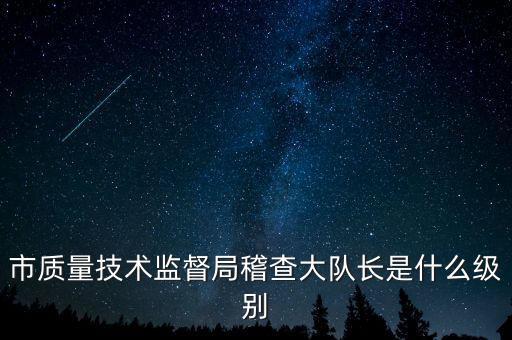 顯稽查局長(zhǎng)是什么級(jí)別，市質(zhì)量技術(shù)監(jiān)督局稽查大隊(duì)長(zhǎng)是什么級(jí)別