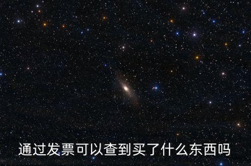 發(fā)票查詢什么內(nèi)容嗎，通過發(fā)票可以查到買了什么東西嗎