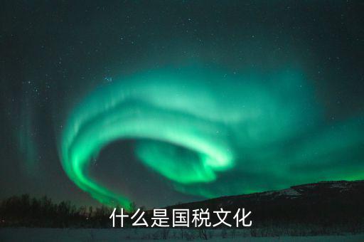 什么是文化國稅，什么是國稅文化