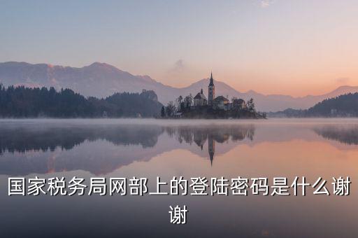 山東國(guó)稅證書(shū)登錄密碼是什么，國(guó)家稅務(wù)局網(wǎng)部上的登陸密碼是什么謝謝