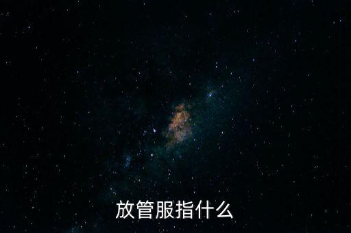 稅收放管服是什么意思，放管服是什么意思 放管服的解釋