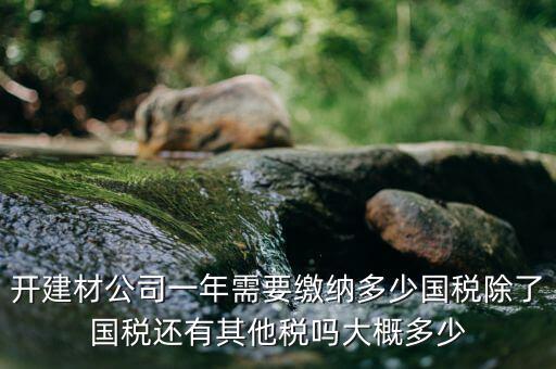 建材生產(chǎn)公司交什么稅，建材業(yè)個體戶要交什么稅