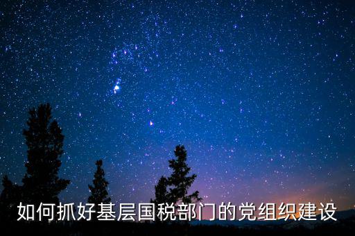 國(guó)稅基層建設(shè)是什么，基層建設(shè)是指什么