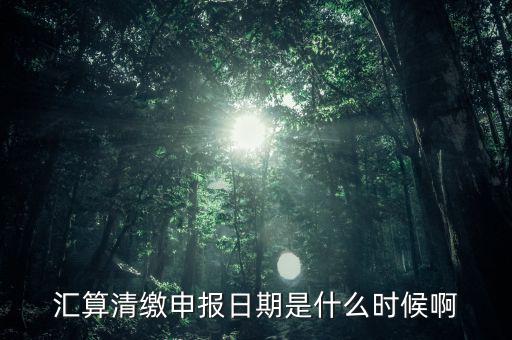江西省匯算清繳什么時候開始，所得稅匯算清繳的時間一般是在什么時候呢是每年都必須要做嗎