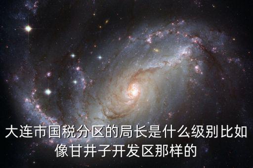 大連國(guó)稅局長(zhǎng)什么級(jí)別，大連市國(guó)稅分區(qū)的局長(zhǎng)是什么級(jí)別比如像甘井子開發(fā)區(qū)那樣的